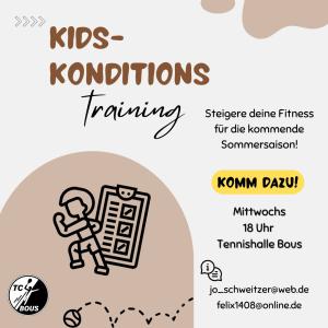Zusatzangebot Jugendtraining - Konditionstraining